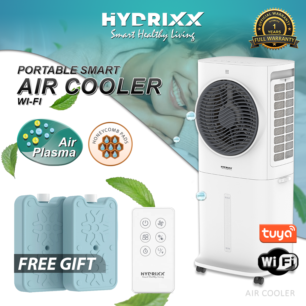 Hydrixx Smart Air Cooler with Humidifier with Removable 10L Water Tank